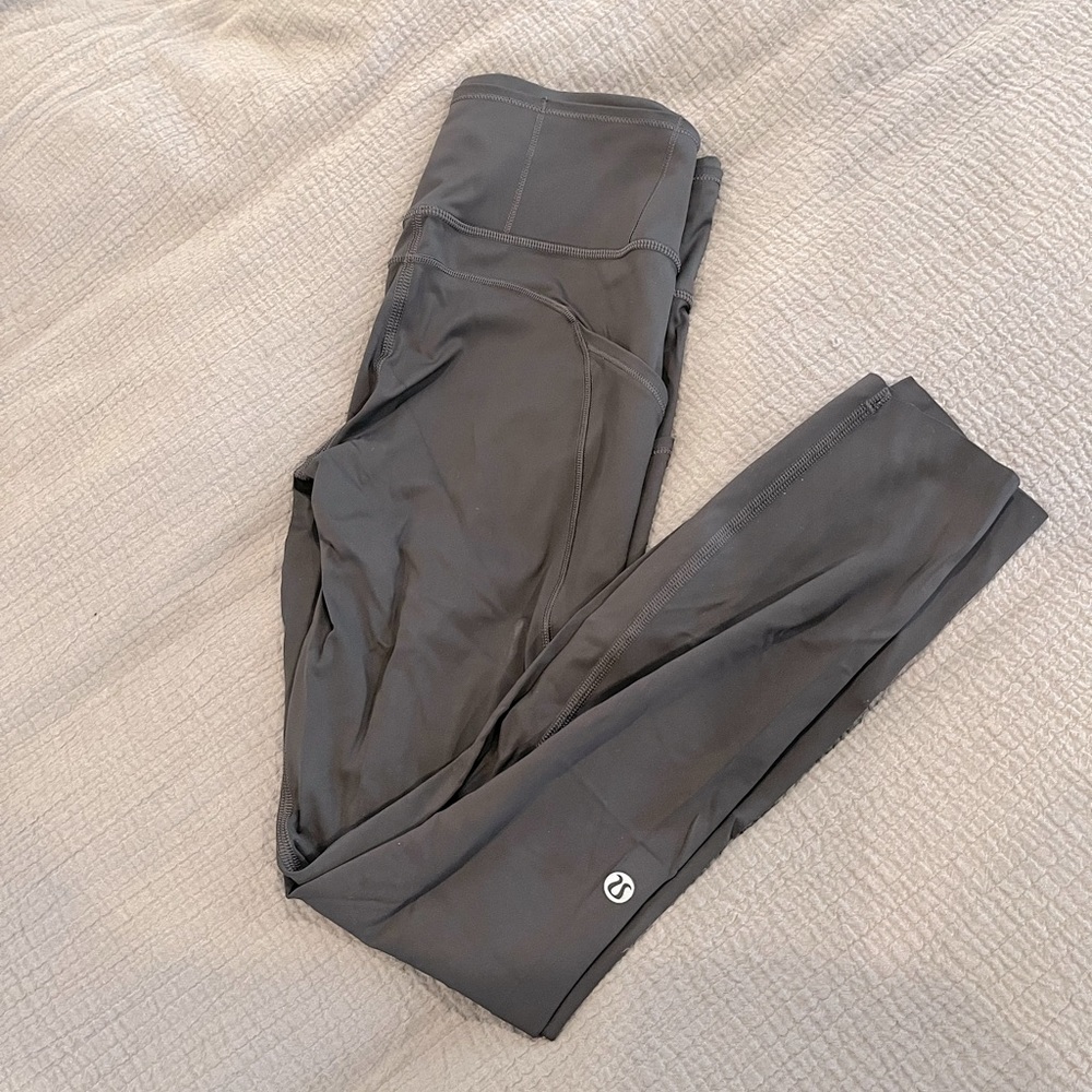 Lululemon fast and free tight 25” Grey / melanite